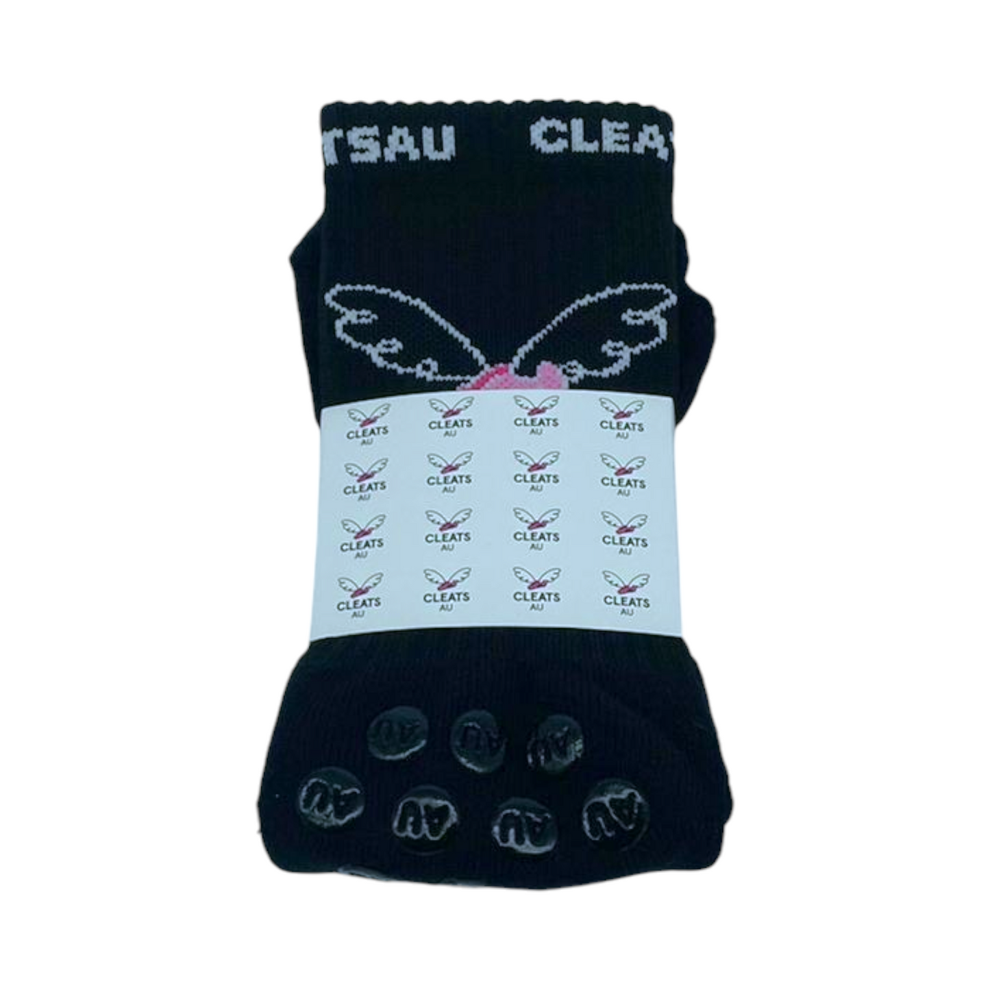 CleatsAU Grip Socks - Black